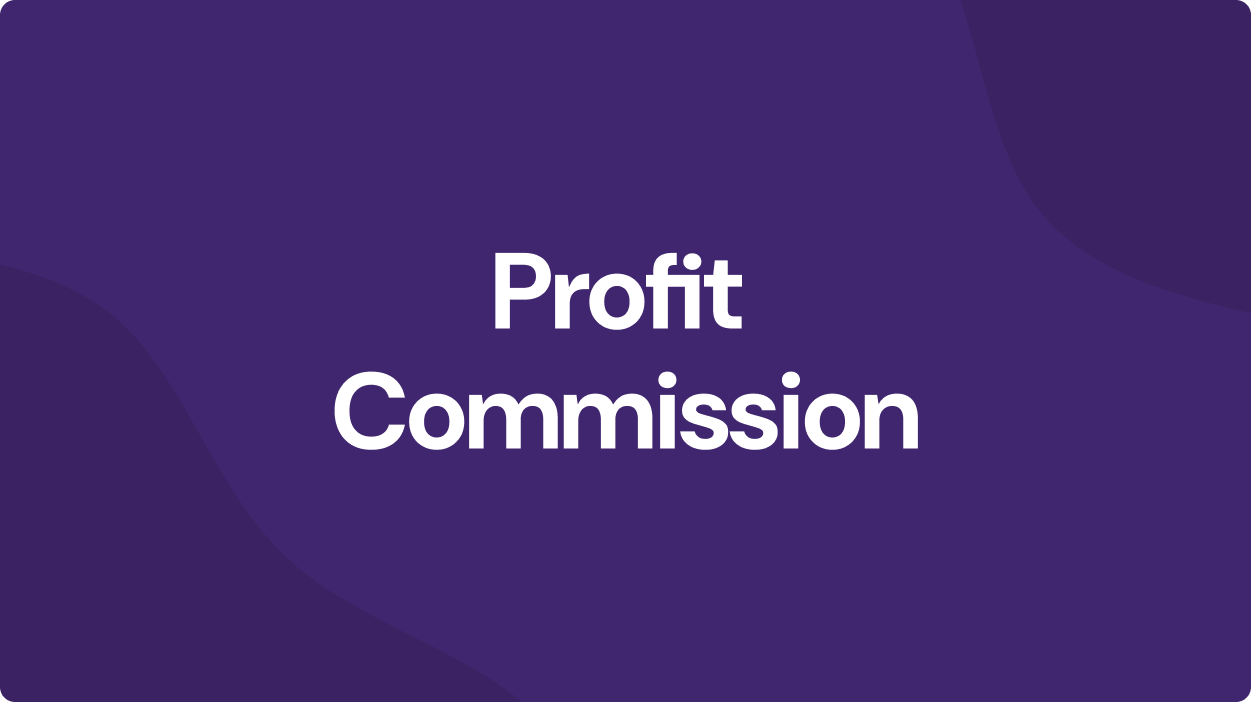 Profit commission: