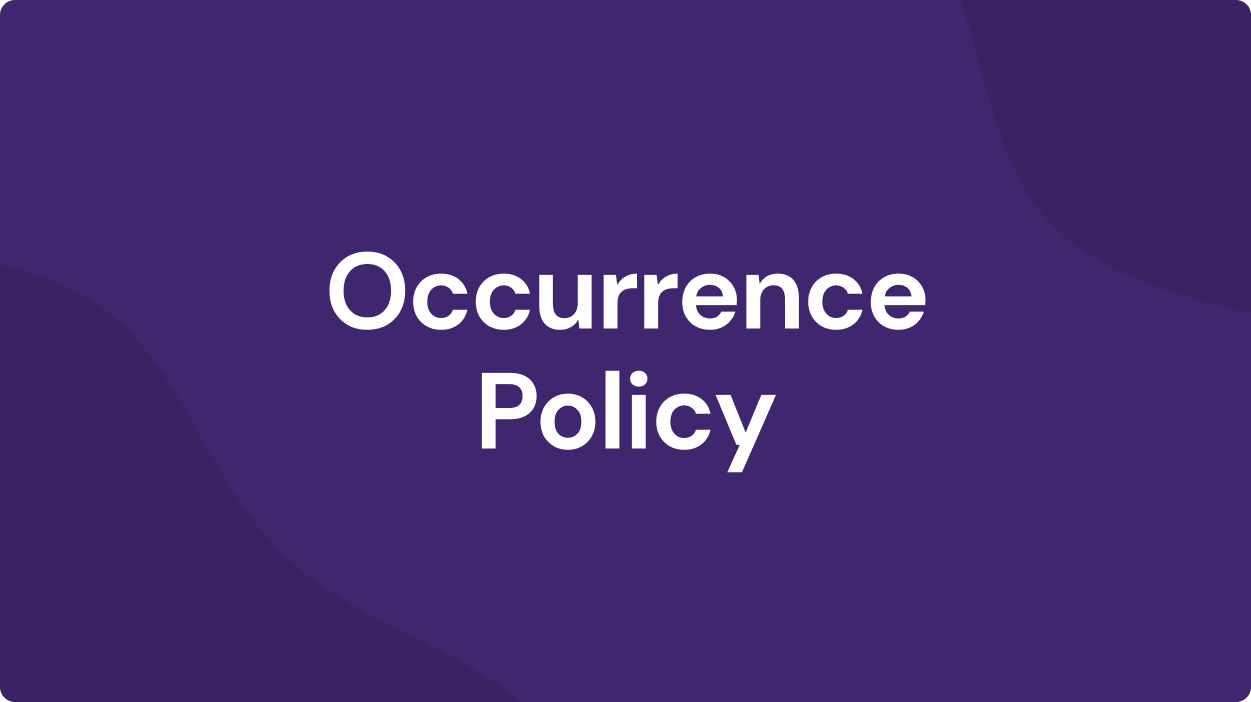 Occurrence Policy